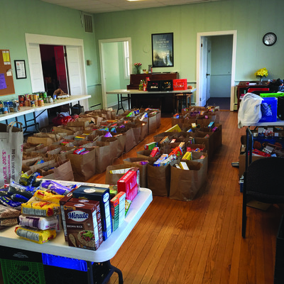 Collecting Weekly for Lucketts Community Food Pantry