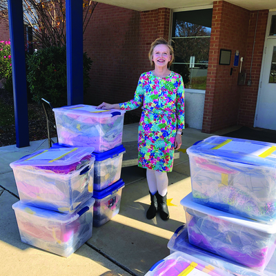 Coats Delivered to Lucketts Eleemtary School