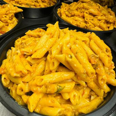 Cheesy Penne Pasta is a favorite