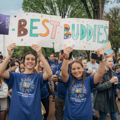 Friends at our annual Best Buddies Friendship Walk