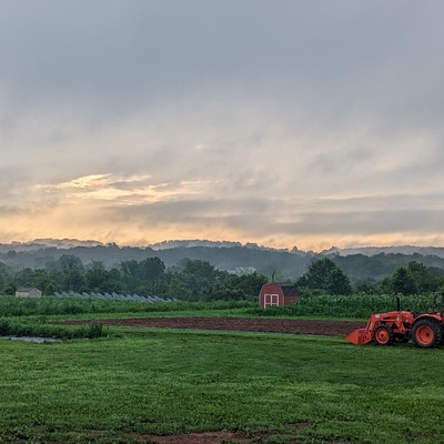 The Community Farm and its surrounding landscape in western Loudoun