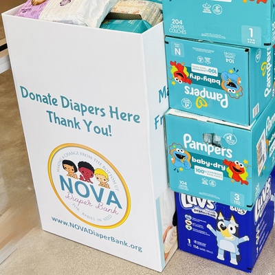 NOVA Diaper Drop Off Box at Method Health Club Ashburn