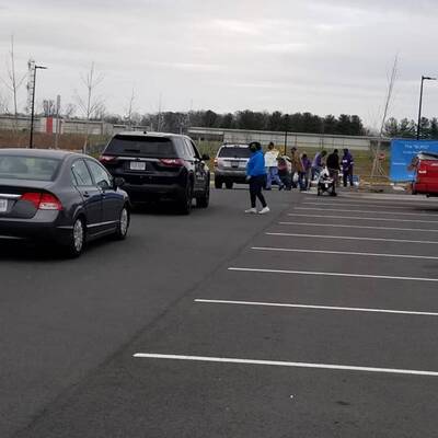 Line for Turkey Drive