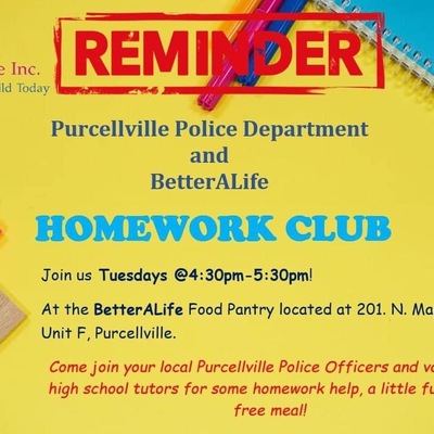 Our Weekly Homework Club