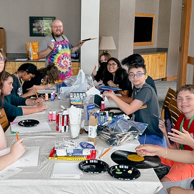 Expressive Arts at the FORT Teen Camp