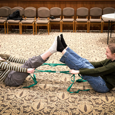Building trust through connection while having fun with yoga at the FORT