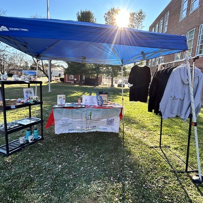 Once a month we we hold a market to sell our participants work! They make it back as a paycheck.