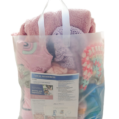 When baby arrives, Mom receives a free newborn layette filled with essentials.