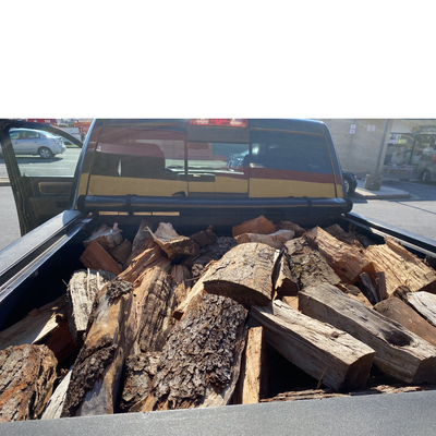 Delivery of wood to a veteran to heat his home