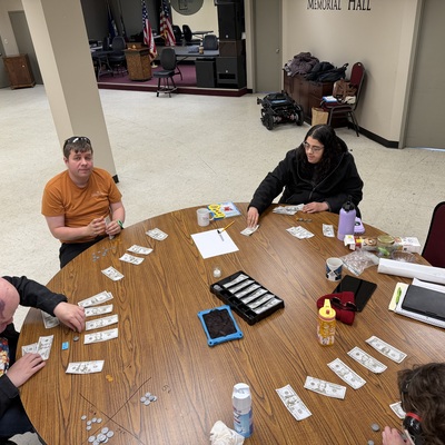 Weekly we practice money drills. We also practice money skills at our snack bar daily.