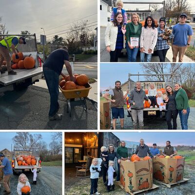 Working with Trace, GS, & Compost Crew for Fort Bacon