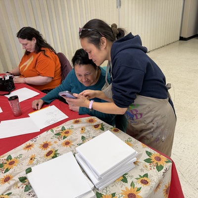 Art therapy is a fan favorite!