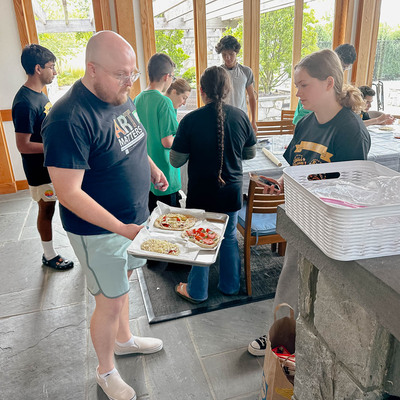 Creativity and mindfulness come together in the kitchen at FORT Teen Camp