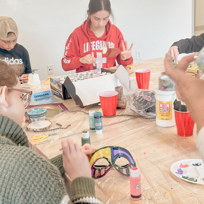 Connecting with calm and inner feelings through Expressive Arts at the FORT