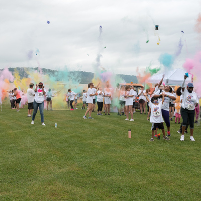 2022 We're All Human Color Run brought more than 300 community members together to celebrate life