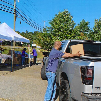 Helping To Load Cars