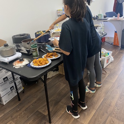 Homework club dinner