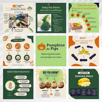 Lots of ways to prevent waste at home!