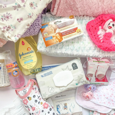 Just some of the special goodies included in each newborn layette.