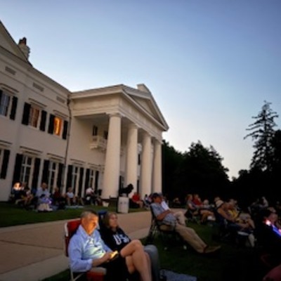 Dusk on the Mansion Lawn at Sparks in the Park