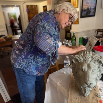Sabine Arndt, sculpting