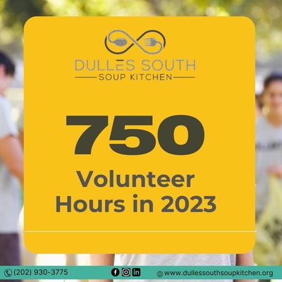750 Volunteer Hours in 2023