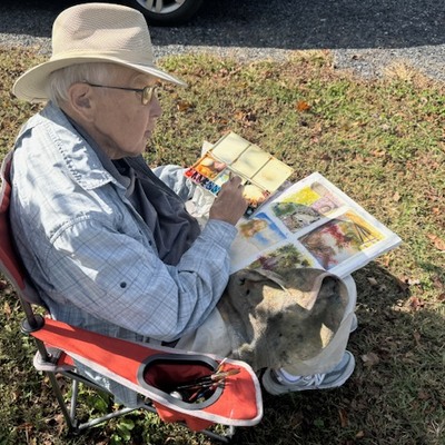 Pat Roth, plein air