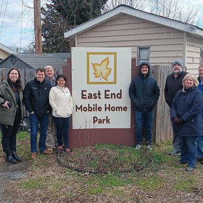 CFH and ProjectHOMES staff visit East End