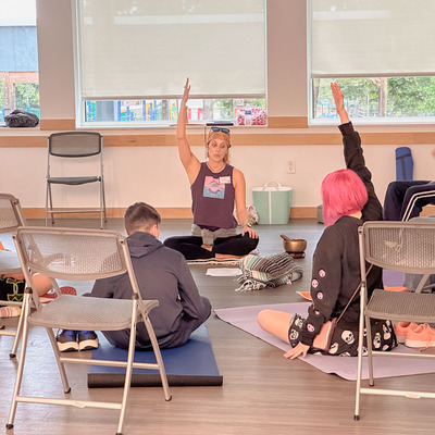 Mindfulness through seated yoga at the FORT