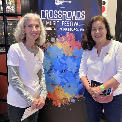 President Dee and Secretary Jane at Crossroads Music Festival Leesburg
