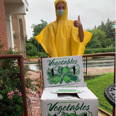 Rain or shine the food gets delivered