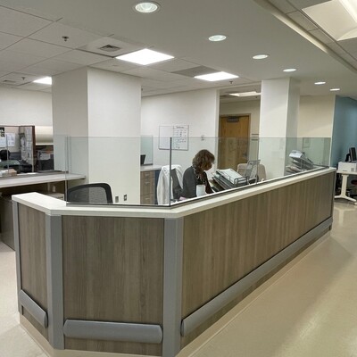 Loudoun Free Clinic's provider workstation, where our clinical team is based