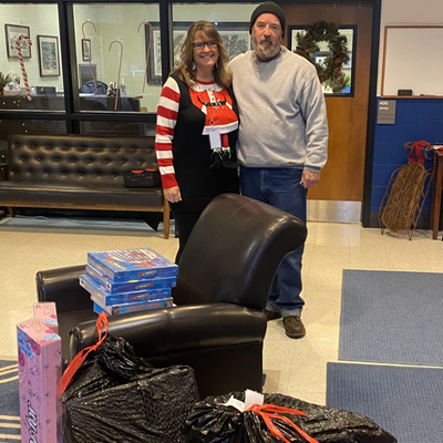 Toy delivery to Westminster Elementary