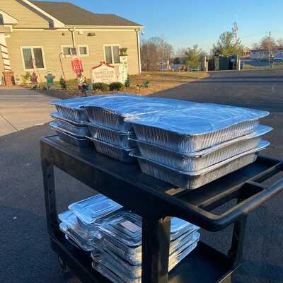 Our weekly meal donations to Loudoun Homeless Services Center.