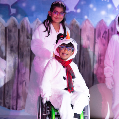 This year we continued our commitment to inclusive theatre, through musicals like The Snow Monster